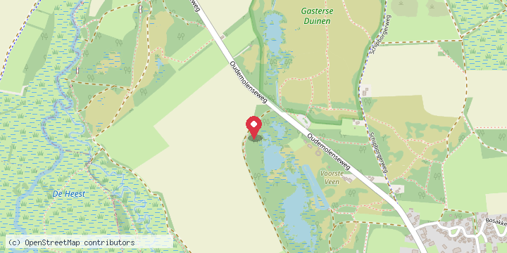 Map showing where Nationaal Park Drentsche Aa is