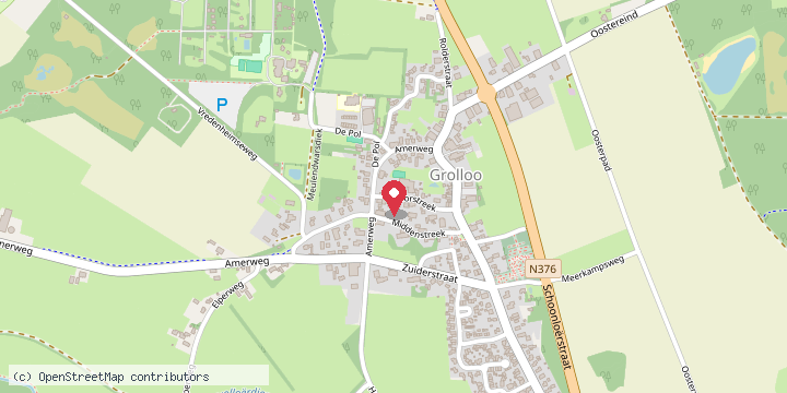 Map showing where C+B Museum Grolloo is