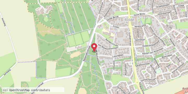 Map showing where Jachthuis in ’t Mul is