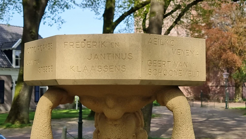 Detail des Kriegsdenkmals auf dem Kerkbrink