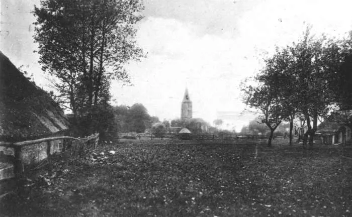 Boerderij an de Esstraat in Rolde, rond 1925