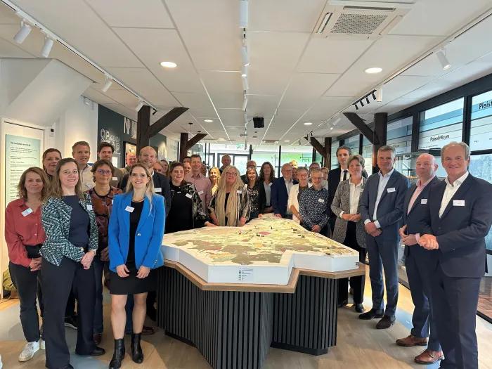De toezichthouders bie heur bezuuk an het Nationaal Park Drentsche Aa