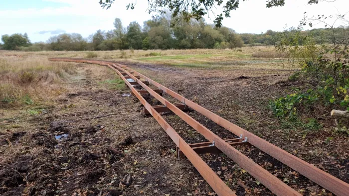 Schansspringen bij Deurze: nieuw vlonderpad wacht nog op planken